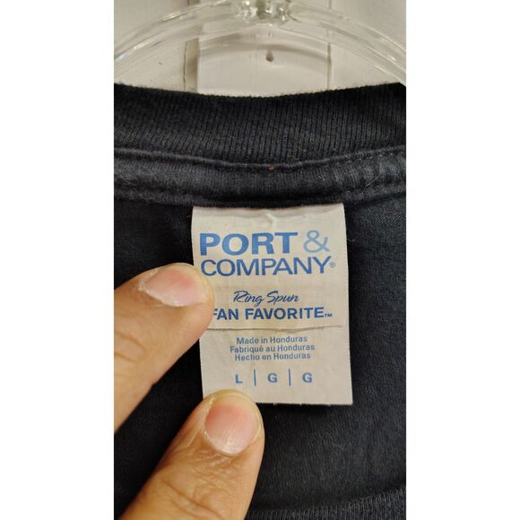 Port & Company Women's Large Black Nurse Graphic Short Sleeve T-Shirt - Picture 4 of 8